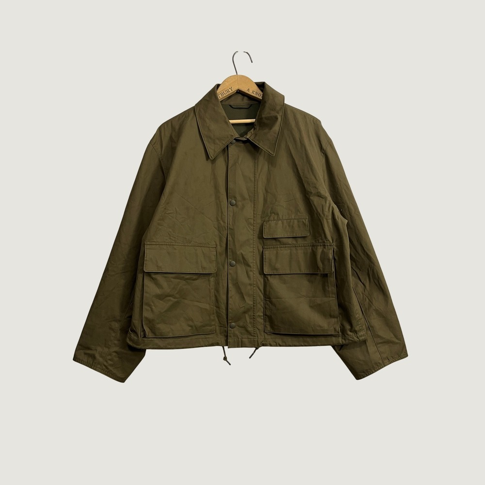 Uniqlo U Unisex Medium Olive Green Short Field Utility Jacket S